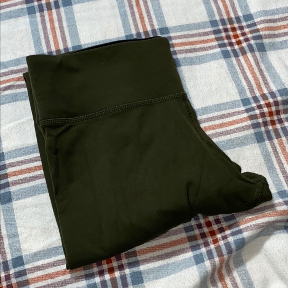PINK leggings army green!